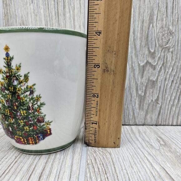 NEW 4 Pack Christopher Radko Holiday Celebrations Traditions Tree Coffee Cup Mug - Picture 5 of 6